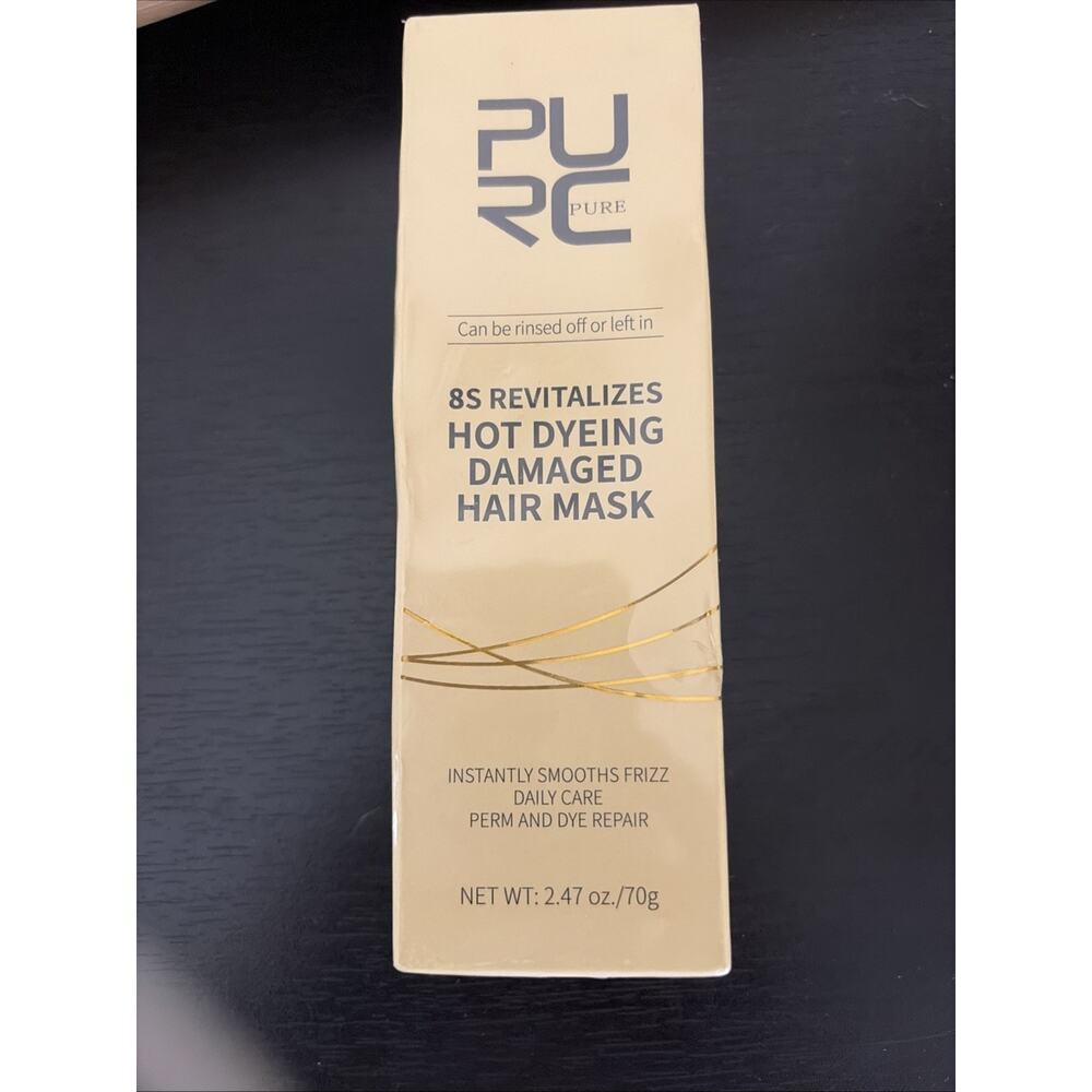 PURE 8S Revitalizes Hot Dyeing Damaged Hair Mask • 2.47 oz
